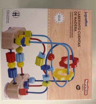 Laberinto de Cuentas de Madera