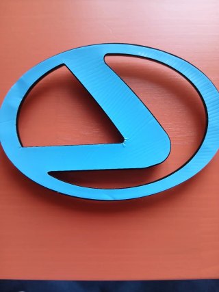 Emblema Lexus Negro Adhesivo