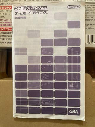 Nintendo Game Boy Advance Transparente CIB