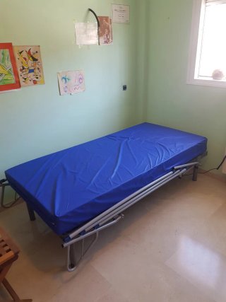 Cama articulada eléctrica con colchón