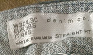 Pantalón largo azul marino hombre