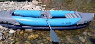 Kayak hinchable Crivit azul