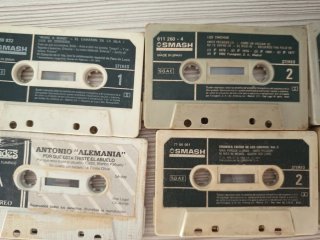 Lote Cintas Cassette Antiguas