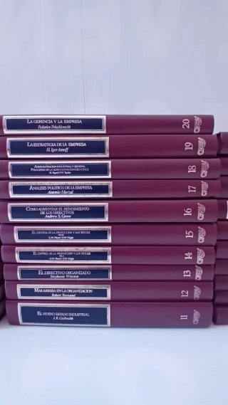 COLECCIÓN COMPLETA 30 TOMOS BIBLI. DIREC. EMPRESA