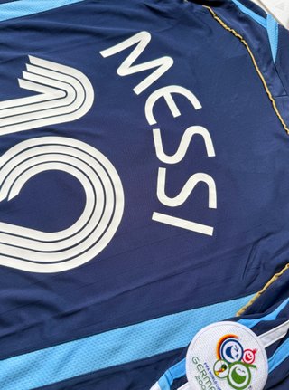 Argentina 2006 Camiseta Messi Visitante