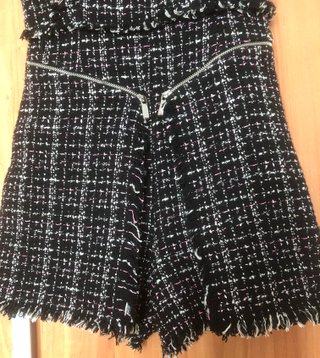 Mono Tweed Zara Negro