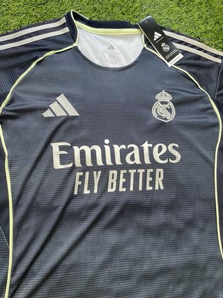 Adidas Real Madrid Away Jersey 2024/25 Black Footb