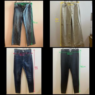 Lote 4 Pantalones Mujer