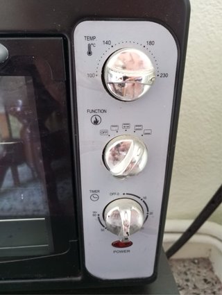 Horno Eléctrico Compacto Negro