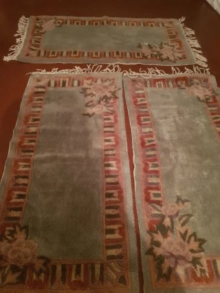 Alfombras decorativas con flores