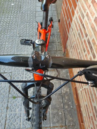 Bicicleta Moma BTT 24 Naranja