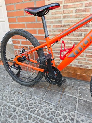 Bicicleta Moma BTT 24 Naranja