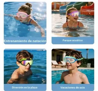 3 Gafas de natación infantiles