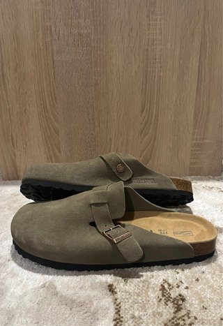 Birkenstock Boston Verde Oliva Tam 42