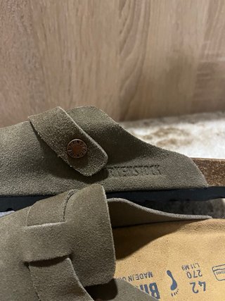 Birkenstock Boston Verde Oliva Tam 42