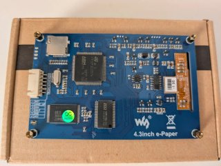 Pantalla E-Ink Waveshare 4.3 Tinta Electrónica