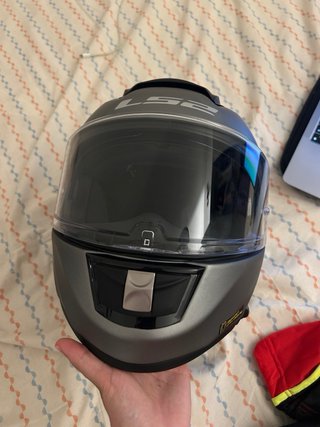 Casco LS2 FF397 V-TECH Titanio Mate Talla S