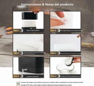 OFERTON!  Humidificador SetB con difusor y aceites