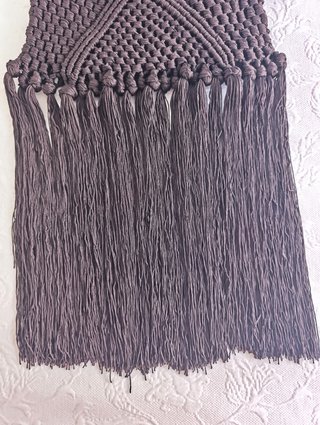 Bolso Zara macramé