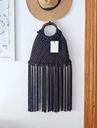 Bolso Zara macramé