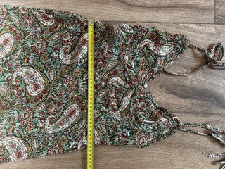 Vestido Verano Estampado Paisley Talla M