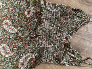Vestido Verano Estampado Paisley Talla M