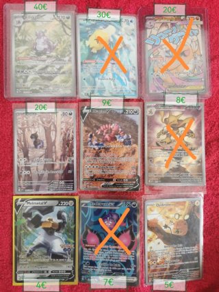 Cartas Pokémon: Nidoking, Drapion V, Melmetal V