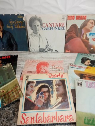 Lote 7 Vinilos Adamo, Nino Bravo, Ismael