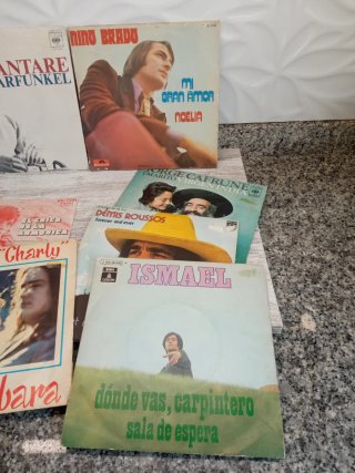 Lote 7 Vinilos Adamo, Nino Bravo, Ismael