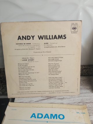 Lote 7 Vinilos Adamo, Nino Bravo, Ismael