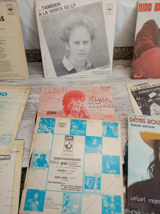 Lote 7 Vinilos Adamo, Nino Bravo, Ismael