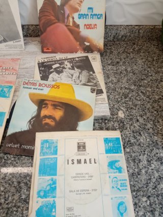Lote 7 Vinilos Adamo, Nino Bravo, Ismael