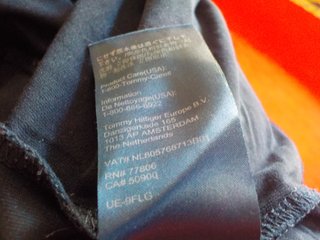 Camiseta Tommy Hilfiger Azul Oscuro Talla 5XL