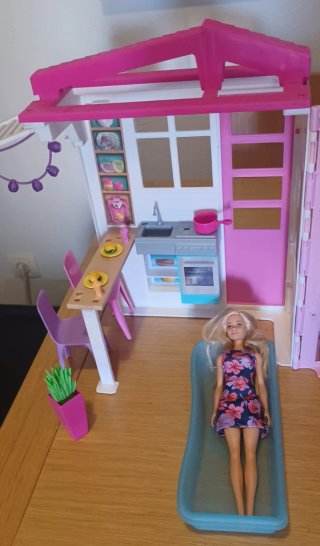 Casa Barbie y Tienda Animales Barbie