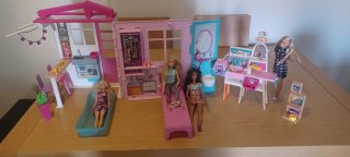 Casa Barbie y Tienda Animales Barbie