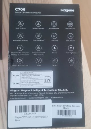 Ciclocomputador Magene C706 GPS
