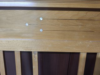 Cabecero cama madera antiguo restaurado