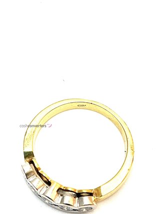 anillo oro 18k con diamante
