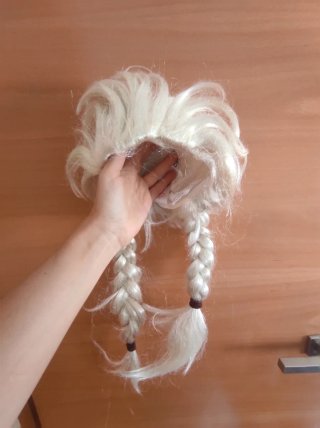 Peluca Infantil Frozen Talla Única