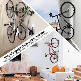 Soportes Pared Bicicleta VOUNOT (4 uds)