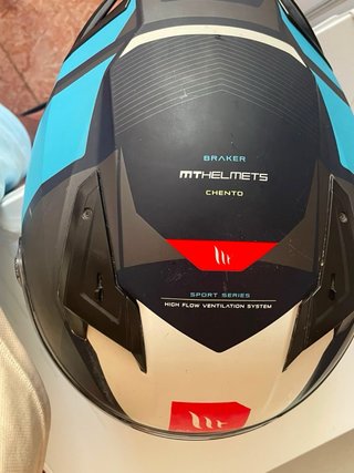 Casco MT Helmets Braker SV Chento - Talla L (59-60