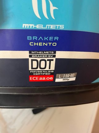 Casco MT Helmets Braker SV Chento - Talla L (59-60
