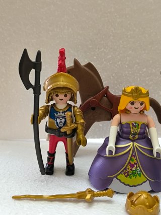Lote Playmobil Medieval: Princesa y Caballeros
