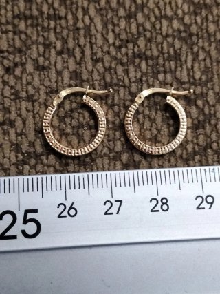 Pendientes Aro Oro Ley Chica Nuevos