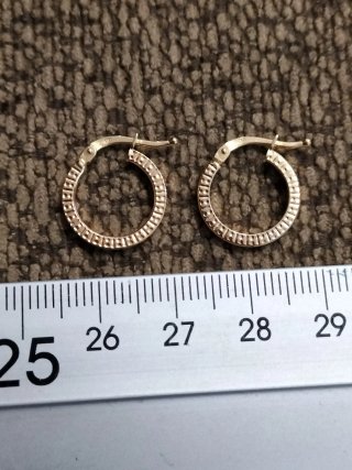 Pendientes Aro Oro Ley Chica Nuevos