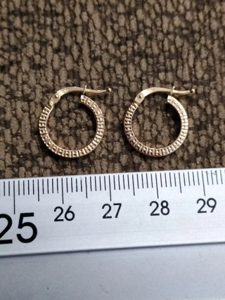 Pendientes Aro Oro Ley Chica Nuevos