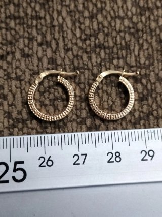 Pendientes Aro Oro Ley Chica Nuevos