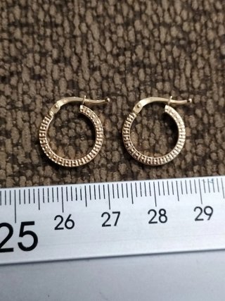 Pendientes Aro Oro Ley Chica Nuevos