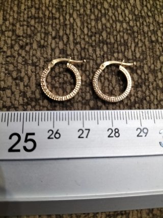 Pendientes Aro Oro Ley Chica Nuevos