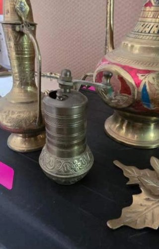 Lote de productos de bronce antiguos